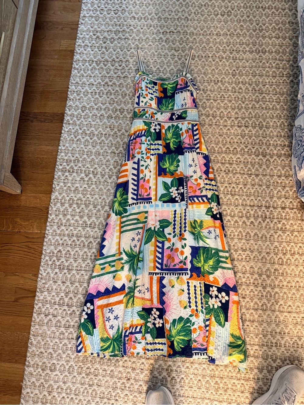 Red Dress Boutique Tropical Print Maxi Dress in Green, Blue, Yellow, Pink